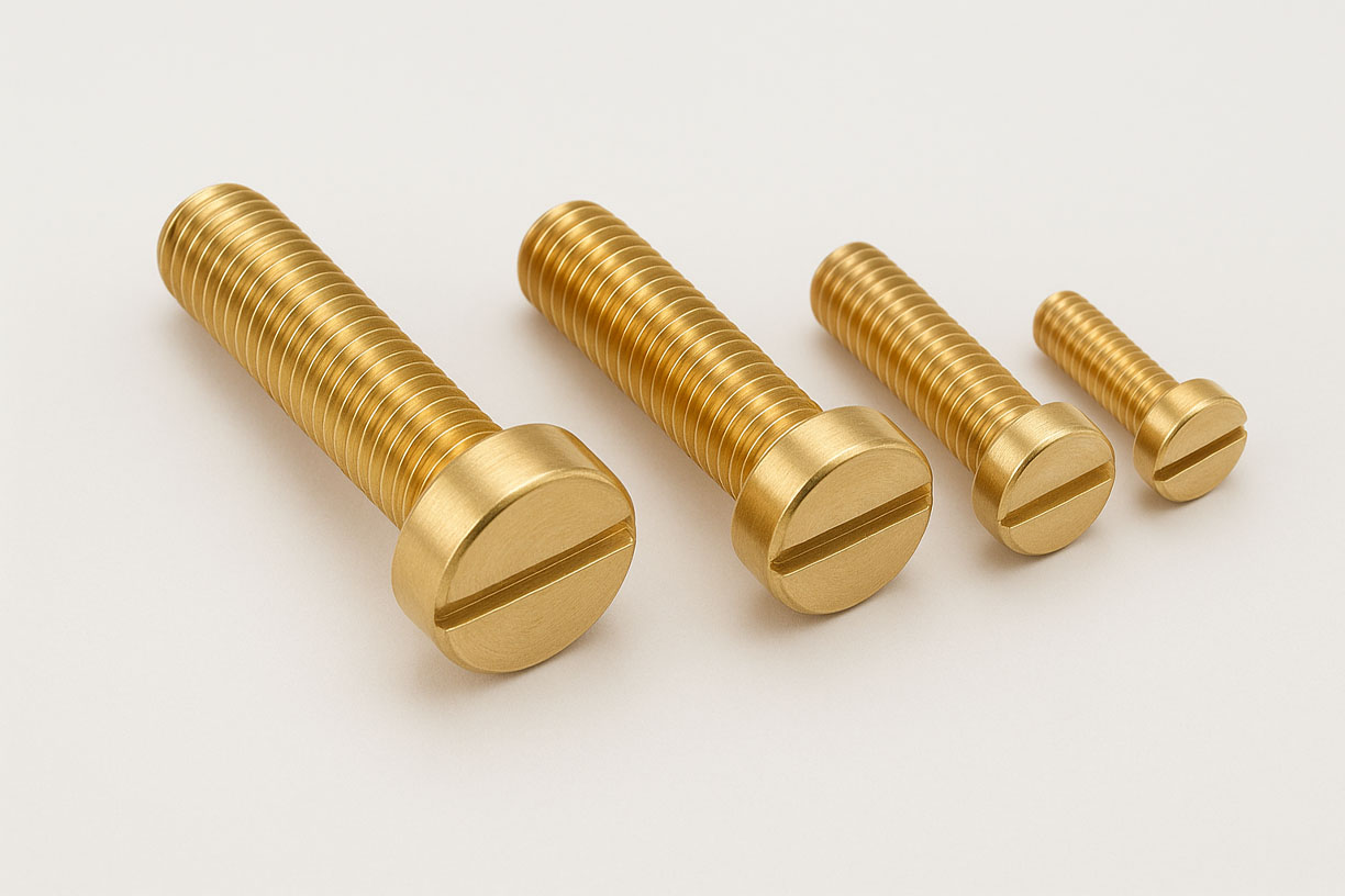 Brass Cheese Head Screws
