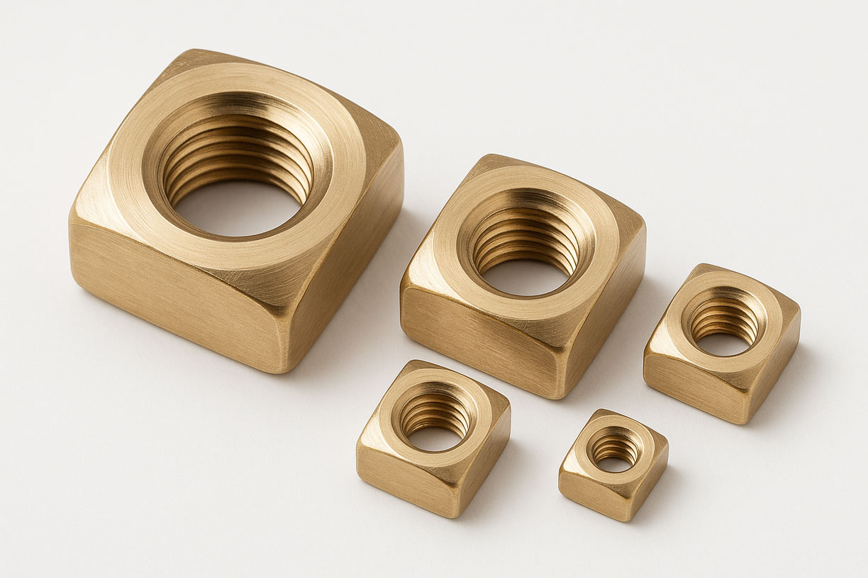 Brass Square Nuts